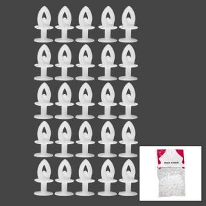 GÜLER ( GEÇMELİ ) PERDE DÜĞMESİ ( 20PCS ± 2AD )*25X30