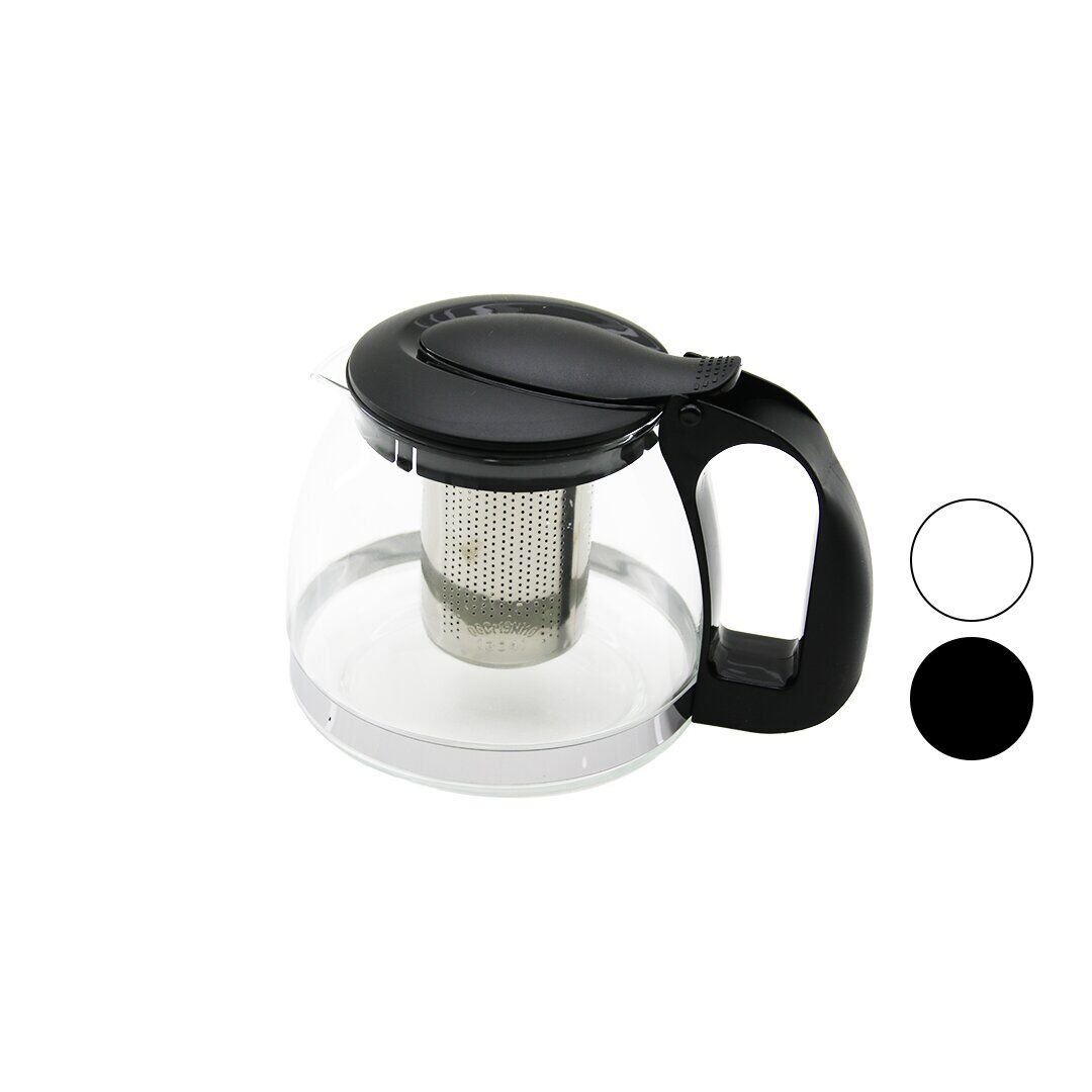 YAKUT-8510 ( 700ML ) ( CAM ) DEMLİK ( ÇELİK SÜZGEÇLİ & PLASTİK KULP & KAPAK & KROM ÇERÇEVE )*48