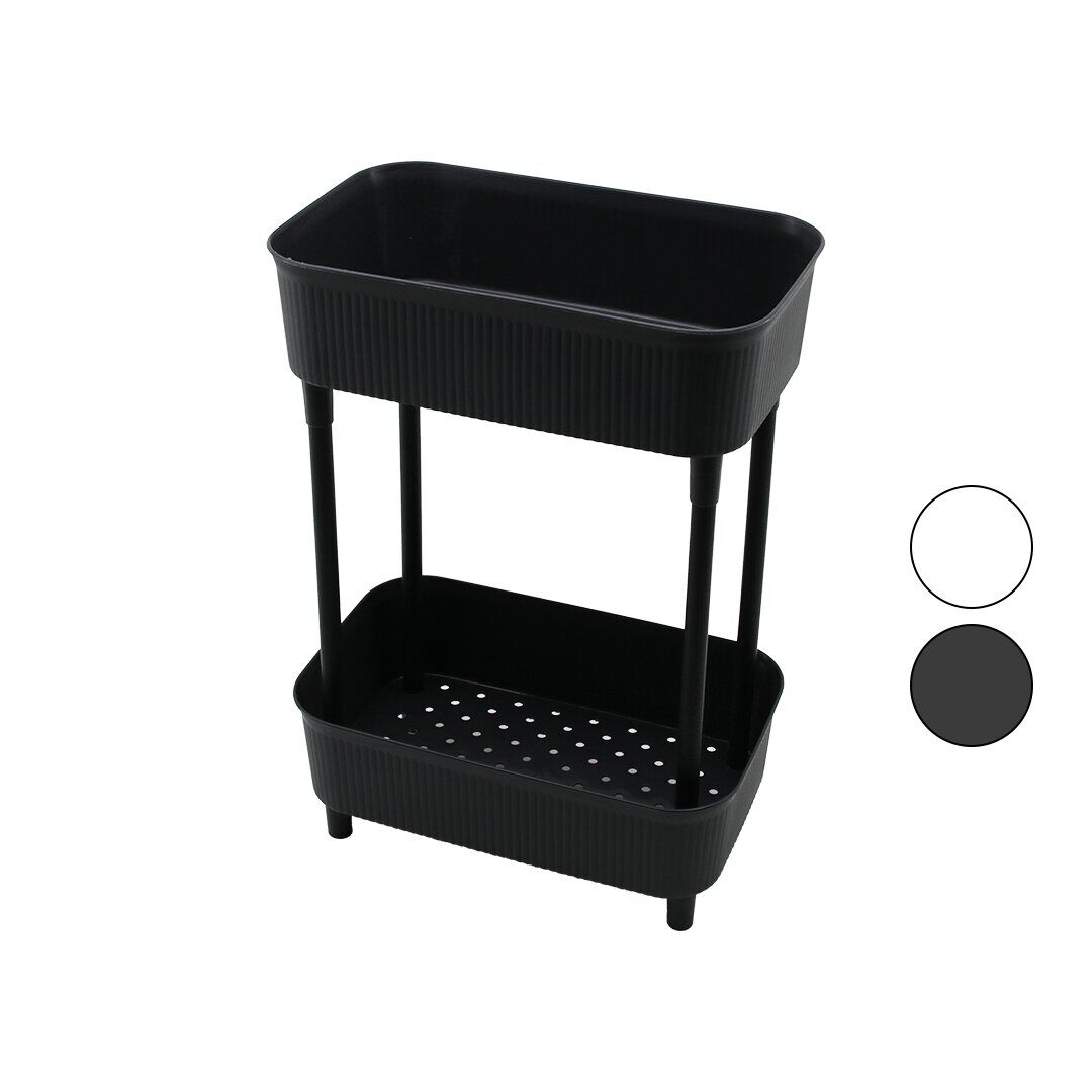 TİMEX TİM-992 ( 2 KATLI ) DÜZENLEYİCİ ORGANİZER ( PLASTİK RAF ÜNİTESİ ) ( 29.5 X 18 X 41.5CM ) ( MUTFAK & BANYO & ÇOK AMAÇLI )*6=K