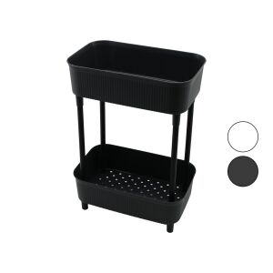 TİMEX TİM-992 ( 2 KATLI ) DÜZENLEYİCİ ORGANİZER ( PLASTİK RAF ÜNİTESİ ) ( 29.5 X 18 X 41.5CM ) ( MUTFAK & BANYO & ÇOK AMAÇLI )*6=K