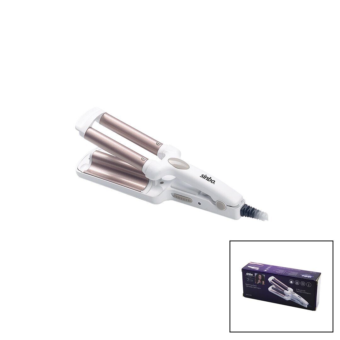 SİNBO SHD-1712 (MİNİ=EL BOYUT) SAÇ ŞEKİLLENDİRİCİ CİHAZ (ÇANTA & SEYAHAT) (SERAMİK KAPLAMA) (1.8MT KABLO) (200℃)*24