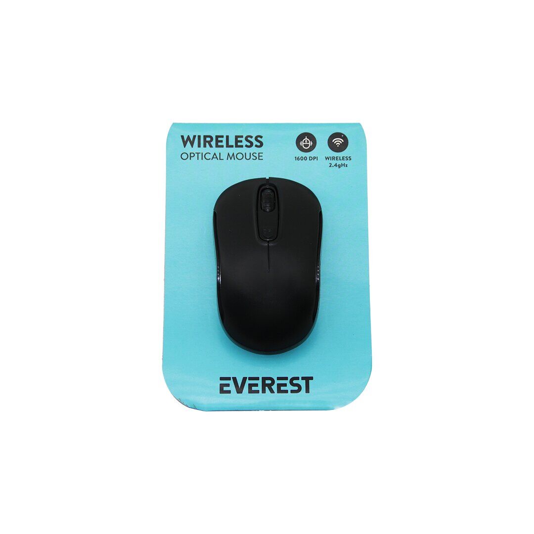 EVEREST SM-804 ( WIRELESS & KABLOSUZ ) USB OPTİCAL MOUSE ( VAKUM AMBALAJ ) ( 1600 DPI ) ( PİLLİ= 1 AA )*80
