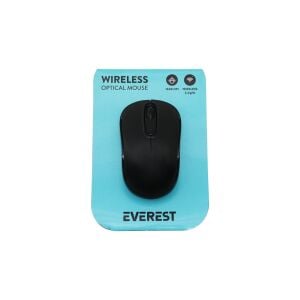 EVEREST SM-804 ( WIRELESS & KABLOSUZ ) USB OPTİCAL MOUSE ( VAKUM AMBALAJ ) ( 1600 DPI ) ( PİLLİ= 1 AA )*80