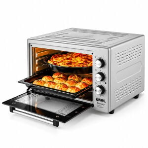 AKEL AF-280 ( SAATLİ ) KARE MİDİ FIRIN ( 1200W & 32LT HACİM ) ( 3 KADEMELİ GÜÇ ) ( AYARLANABİLİR TERMOSTAT )*1