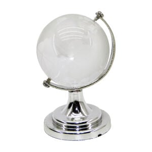 HKN-16-218 DEKORATİF ( KÜÇÜK ) ŞEFFAF DÜNYA TOPU & AYAKLI*120