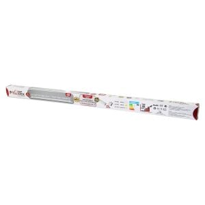 HIGHTEK HT-0001 ( 2PCS ) (120CM) (40W) YATAY BANT ARMATÜR (BEYAZ) LED LAMBA AMPUL (ALÜMİNYUM KASA & PVC BOMBELİ KAPAK) ( BANDI )*20=K