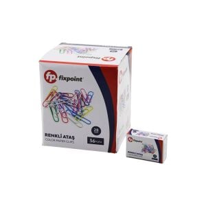 FİXPOİNT ( 50PCS ) P-2350 RENKLİ ATAŞ 28MMM*36X20