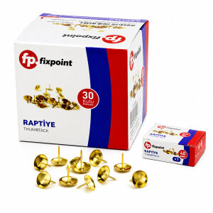 FİXPOİNT P-2435 ( 40PCS ) METAL RAPTİYE ( KUTULU )*30X40