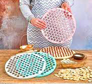 PLASTLİFE KP-121 ( BÜYÜK & 32CM ) MANTI KALIBI PLASTİK*48=K