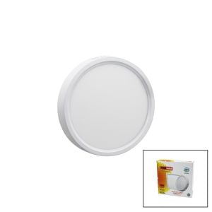 NİSALUCE EPL-18SÜ (18W) (BEYAZ METAL KASA) (SIVA ÜSTÜ) (YUVARLAK) LED SLİM PANEL (20.5CM)(1260LM)(BEYAZ=6500K)(30.000 SAAT ÖMÜR)*20