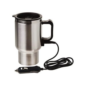 HEATED TRAVEL MUG MODABA-111 (ARAÇ & OTO) (ÇELİK BARDAK) KETTLE SU ISITICISI (12V) (ÇAKMAKLIK FİŞLİ) (420ML)*48