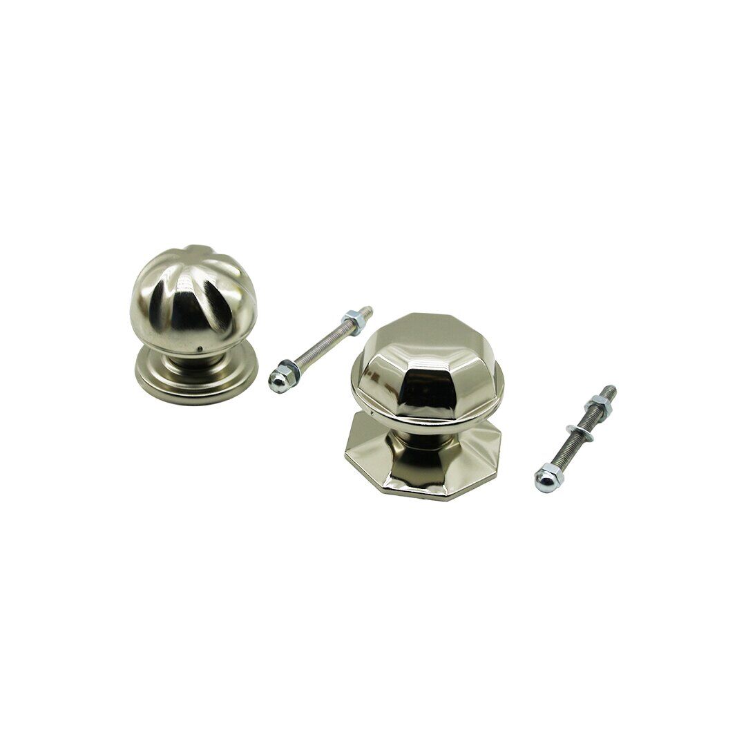 KRT-1082 ( GRİ & NİKEL ) ( KAPI BABASI ) KAPI TOKMAK ( MİX=KRİSTAL & PAPATYA & SEKİZGEN & MEVLANA )*8X12