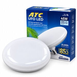 ATC ( 45W ) ( E27 ) ( UFO TİPİ ) LED LAMBA AMPUL ( 6500K & 3600LÜMEN )*30