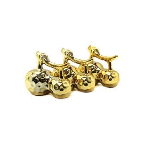 İBİCO İ12-172 ( ÇİFT ELMA & MEGA ) ( GOLD & SERAMİK ) BİBLO & DEKORATİF SÜS EŞYASI*6X12