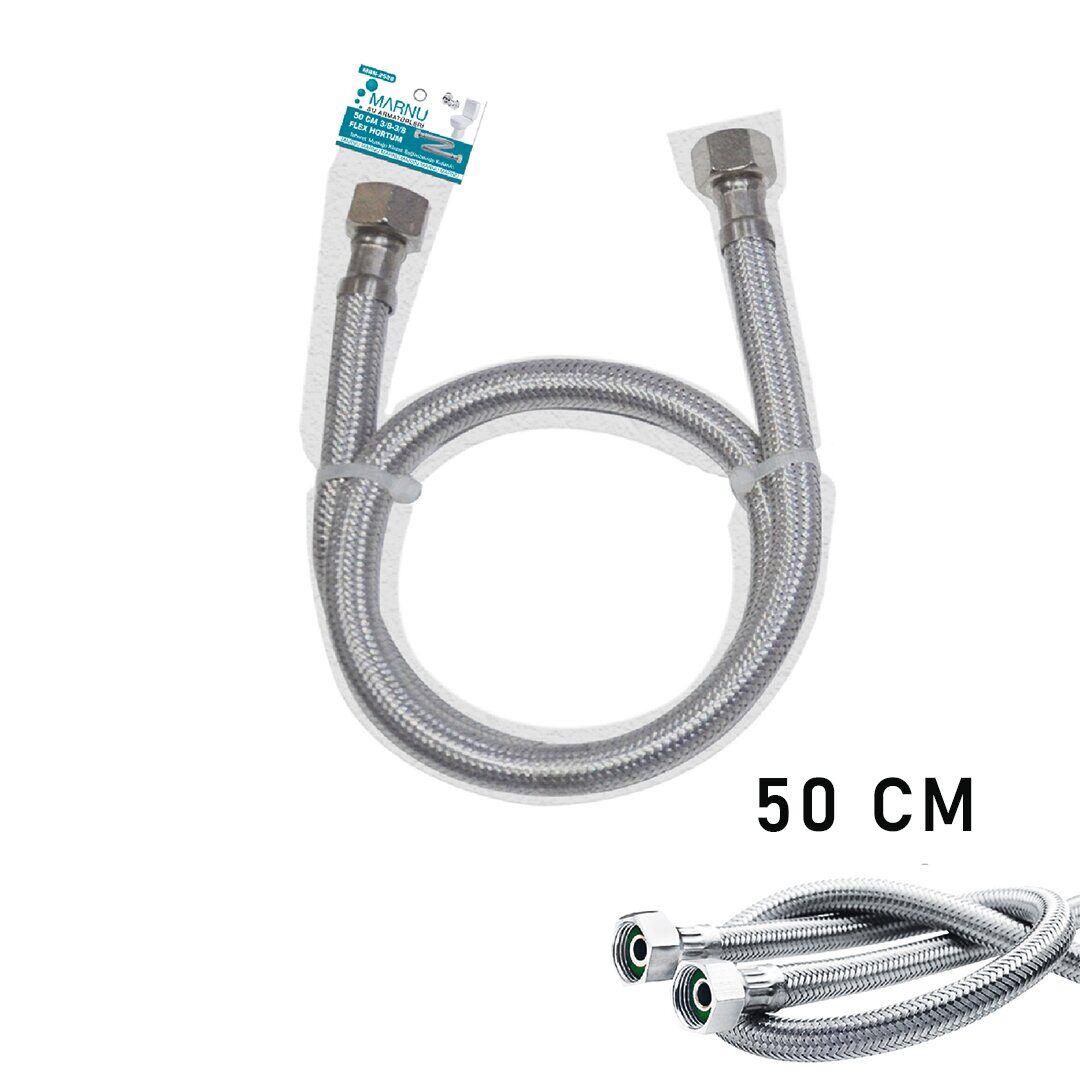 KNITEX KTX-2876 FLEX  ( 50CM ) ( DİŞİ-DİŞİ 3/8 ) FLEX ( KLOZET & TAHARET ) HORTUM ( TAHARAT )*10X20