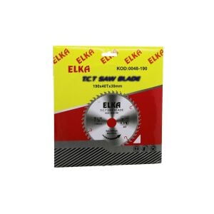 ELKA T.C.T SAW BLADE KOD-0048-190 ( 190X40TX30MM ) ( AĞAÇ ) SUNTA KESİCİ DİSK*120