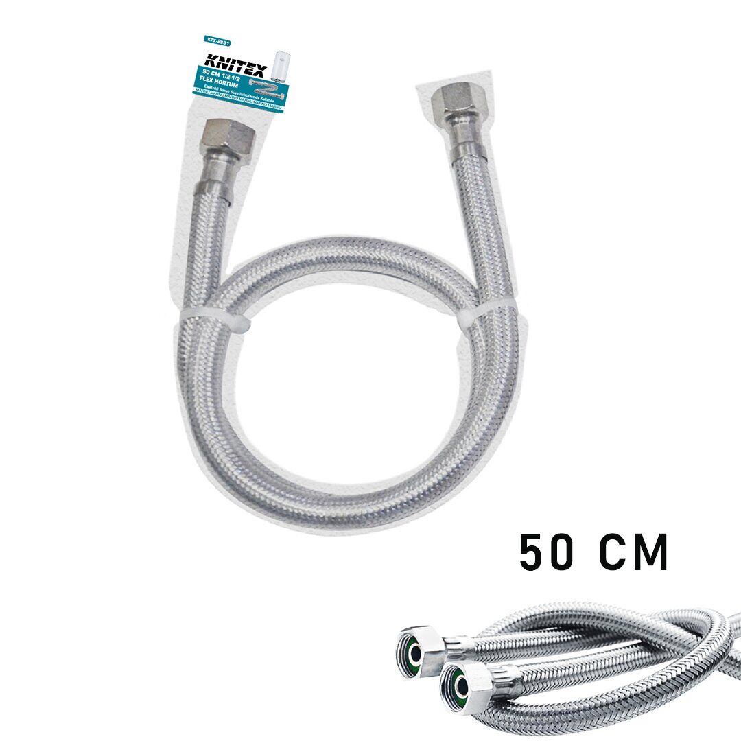 KINETEX KTX-2881 FLEX ( ŞOFBEN & KAZAN ) HORTUM 50CM. DİŞİ-DİŞİ*10X20