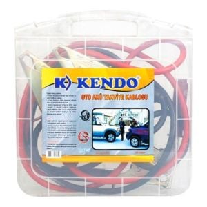 KENDO KTK-302 ( 150 AMPER ) OTO AKÜ TAKVİYE KABLOSU ( 1.85MT ) ( ŞEFFAF PLASTİK ÇANTALI )*12