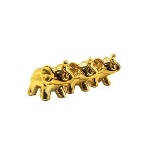 İBİCO İ12-180 ( FİL & ORTA ) ( GOLD & SERAMİK ) BİBLO & DEKORATİF SÜS EŞYASI*6X20