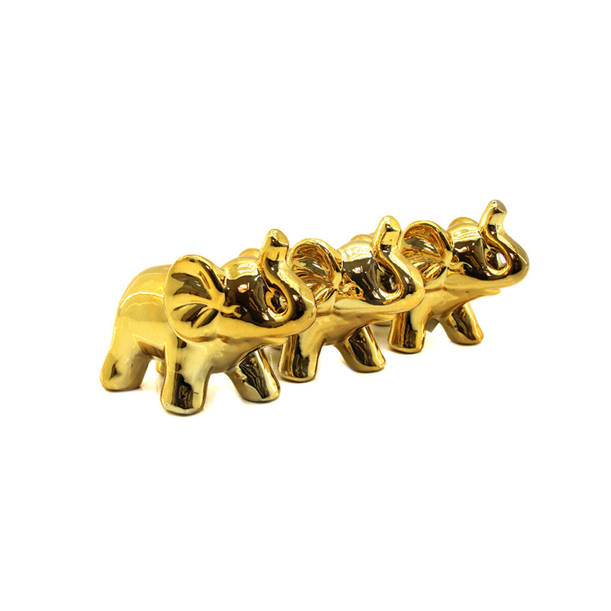 İBİCO İ12-181 ( FİL & BÜYÜK ) ( GOLD & SERAMİK ) BİBLO & DEKORATİF SÜS EŞYASI*6X12