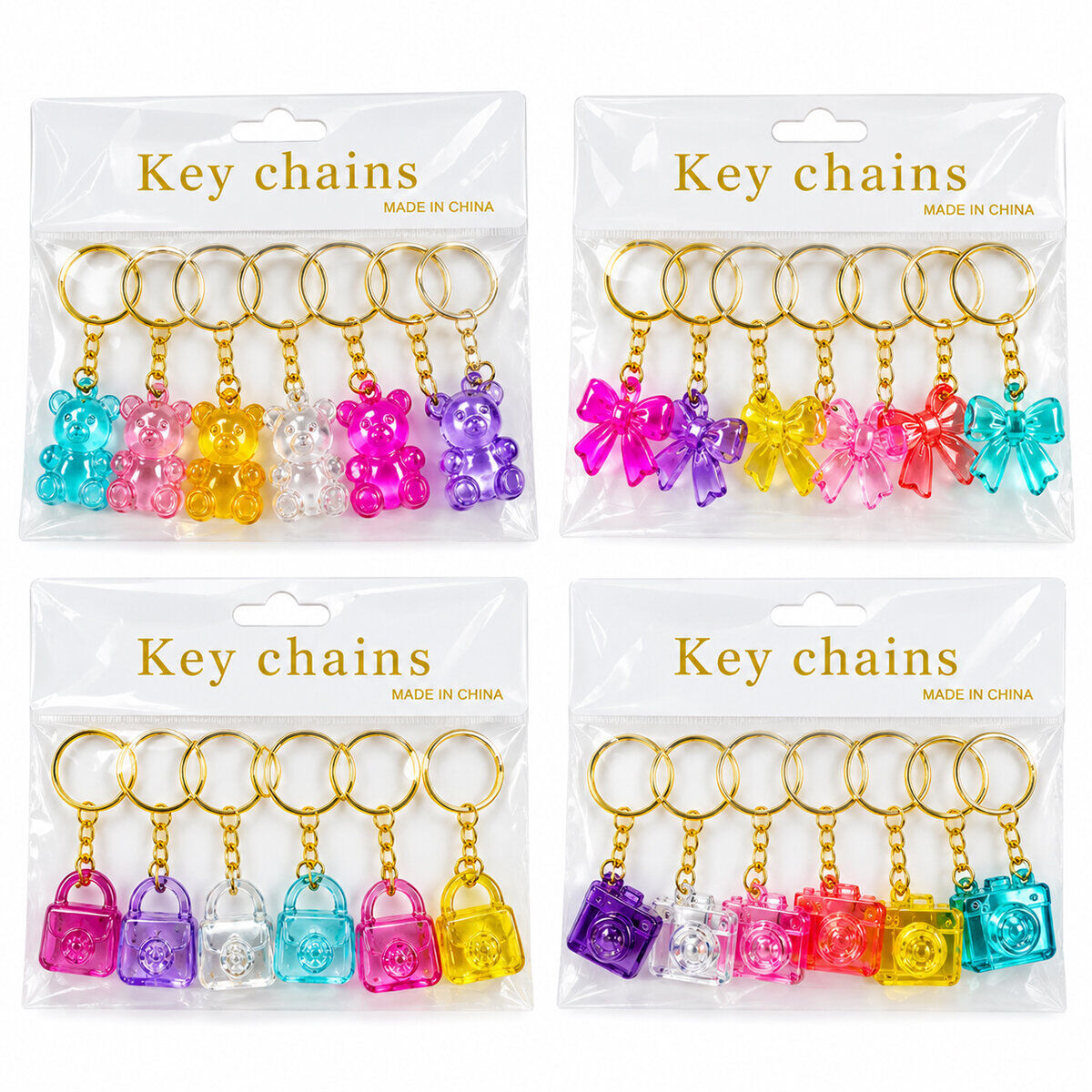KEY CHAİNS KRD HOME  KRD-8694 ( MİX DESEN ) CAM ANAHTARLIK*12X100