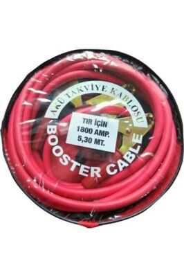 BOOSTER-1220 ( 1800 AMPER ) ( TIR İÇİN ) AKÜ TAKVİYE KABLOSU ( 5.3MT )*12