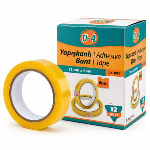 U-4 ( 12MMX66MT ) PARA BANTI ( OKUL & OFİS & KIRTASİYE )*12X60