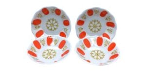 ASLAN-140K ( KIRMIZI BEYAZ ) ( MELAMİN ) ÇAY TABAK*25X20