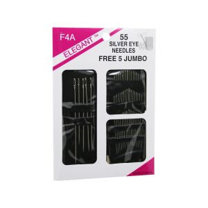 İBİCO İ20-004 F4A ELEGANT KF-635 ( 55PCS ) FREE 5 JUMBO İĞNE SETİ  ( 5 YORGAN + 50 DİKİŞ İĞNESİ SETİ )*24X30