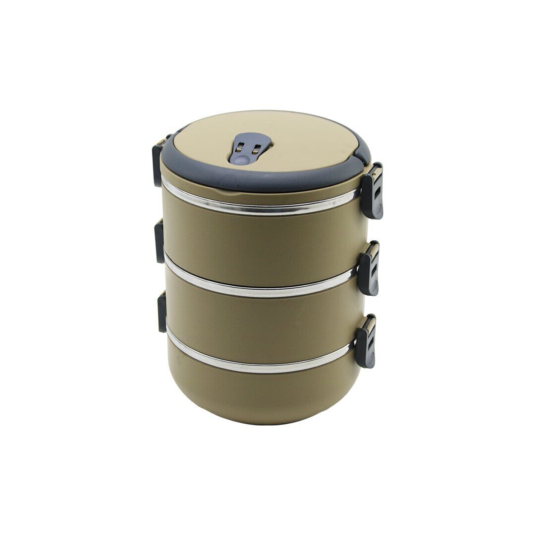 FRESHBOX ( KAHVERENGİ ) ( 3LÜ ) SAKLAMA KABI 1.8LT*24