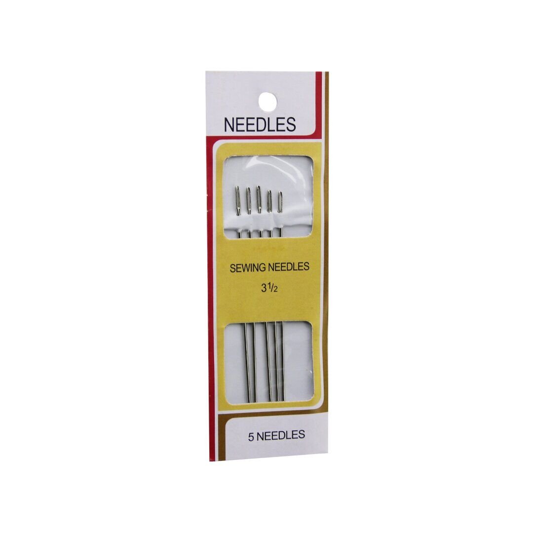İBİCO İ20-009 SEWING NEEDLES ( 5PCS ) ( 3 ½ = 8.6CM ) YORGAN İĞNESİ*50X50