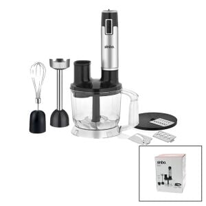 SİNBO SHB-3186 (TURBO) MULTİ BLENDER SETİ (DOĞRAYICI& MİKSER& BLENDER) (RENDE DİLİM DİSKLERİ) (300W) (2LT HAZNE)*4