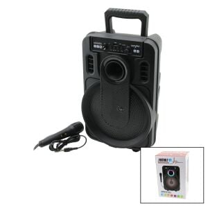 PORTABLE ABS-8101 PL-4435 ( 8'') SPEAKER HOPARLÖR ( BLUETOOTH ) ( MİKROFONLU ) ( IŞIKLI ) ( USB & TF & AUX & MIC )*8