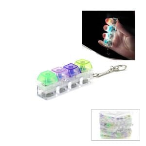 KRT-1101 ( IŞIKLI ) ( 4 LÜ ) ( STRES ) KLAVYE ANAHTARLIK*12X50