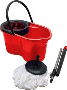 ZAMBAK ZP-188 ( 18LT---KUTULU---) ( OTOMATİK DÖNERLİ ) KOVA MOP TEMİZLİK SETİ*1