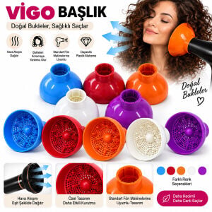 POWERTEC ( RENKLİ ) VİGO BAŞLIK ( SAÇ ŞEKİLLENDİRİCİ )*48