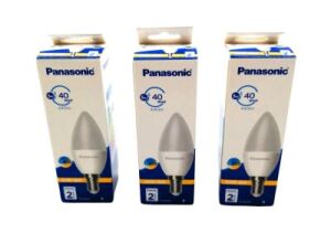 PANASONİC ( SARI ) ( E14 ) ( 4.9W ) LED ( MUM ) AMPUL ( WARM WHİTE ) ( 2700K )*20X5