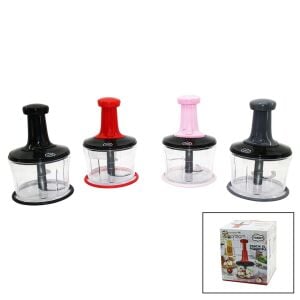 YAKUT RONDOM KOD-2365 ( BASMALI & BÜYÜK ) EL RONDOSU DOĞRAYICI ( 3 BIÇAKLI ) ( MİKA KRİSTAL PLS.HAZNE= 1LT ) ( MORENİCA SERİSİ )*36