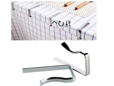 ERŞEN ( 4PCS ) ( METAL ) MASA ÖRTÜSÜ MANDALI KISKACI*100X10