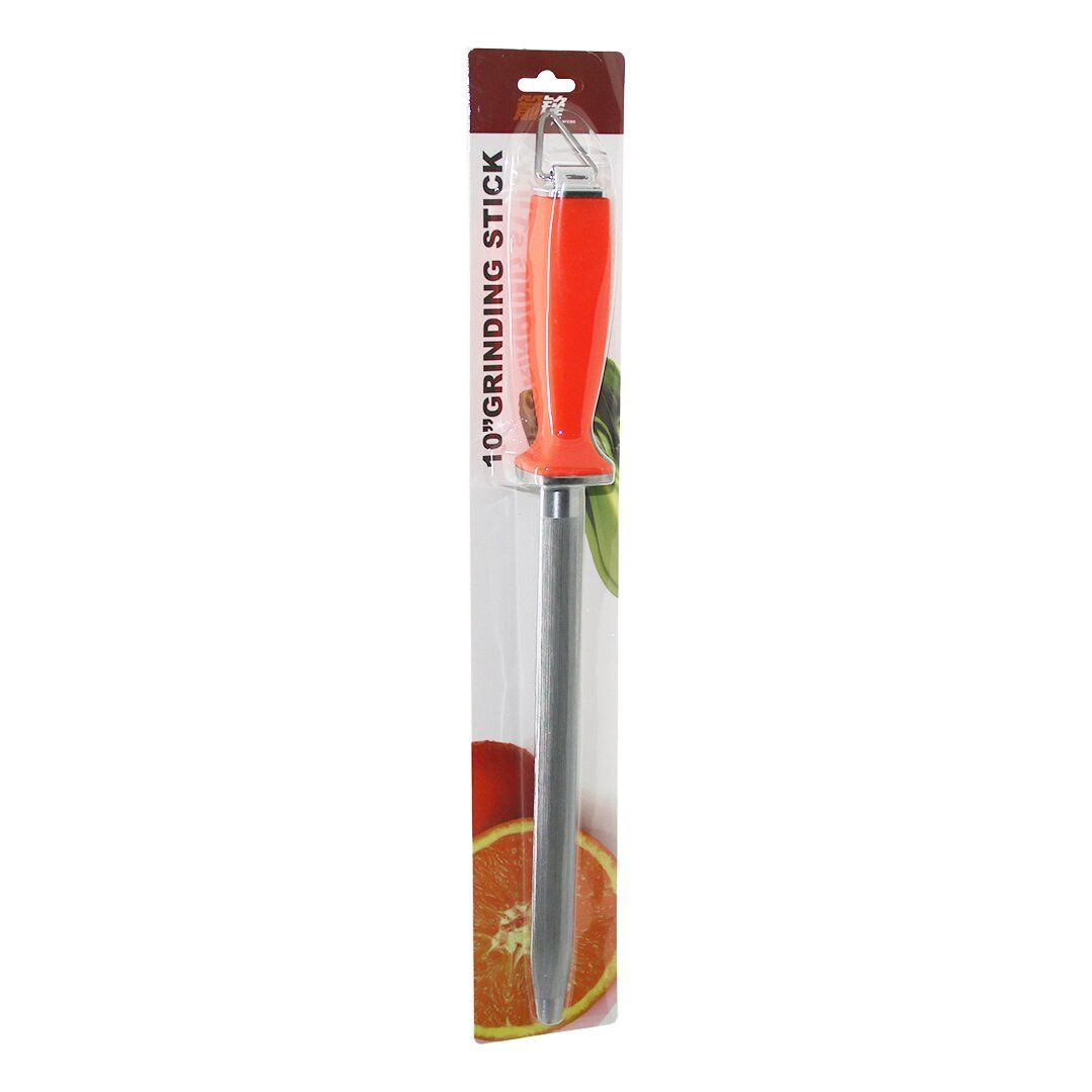 İBİCO GRINDING STICK İ22-073 ( 10'' ) (YASSI) MASAT & BIÇAK BİLEME (METAL BİLEZİK & ASMA HALKASI) (MASAT: 25CM + SAP: 12.5CM= 37.5CM)*72