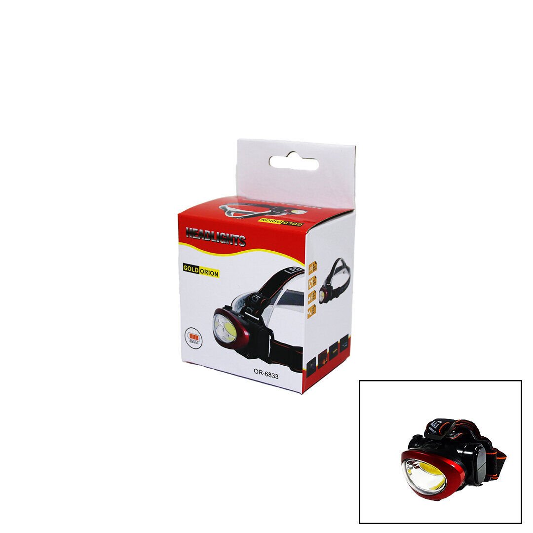 GOLDORION OR-6833 ( PİLLİ ) KAFA LAMBASI OYNAR BAŞLI*240