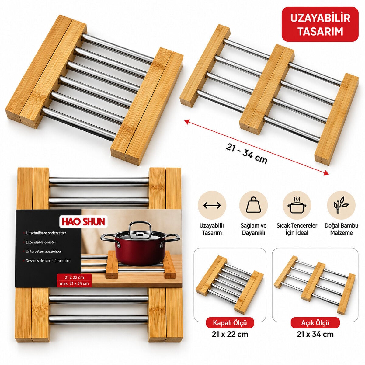 YAKUT-13887 ( AYARLANABİLİR ) METAL NİHALE ( BAMBU AYAK ) ( 21X22---21X34CM )*60