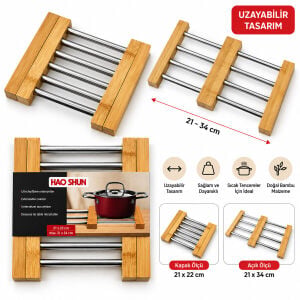 YAKUT-13887 ( AYARLANABİLİR ) METAL NİHALE ( BAMBU AYAK ) ( 21X22---21X34CM )*60