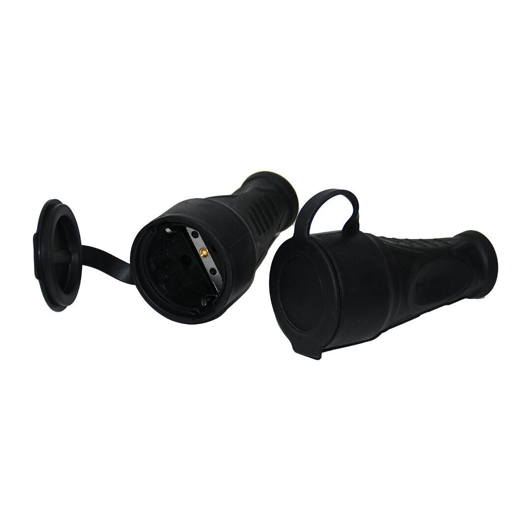 PERA WT KP-1161 ( KAUÇUK ) ( DİŞİ ) TOPRAKLI FİŞ ( 1X16A ) ( KAUCUK )*30X1