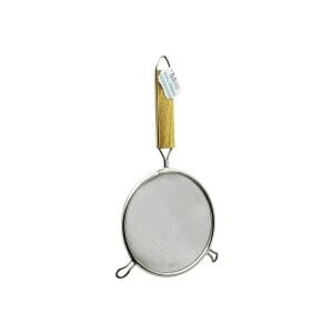 İBİCO İ22-302 ( 14CM ) ( AHŞAP SAPLI ) ( 2 KULAKLI ) TEL SÜZGEÇ ( METAL ÇERÇEÇEVE )*10X24