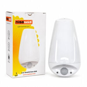 NİSALUCE E2003-2 ( E27 & IP20 ) ( SOFT ) ( 0,4W & 50W ) ÇINAR SENSÖRLÜ LED APLİK DUVAR LAMBASI*24