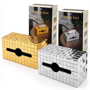 YAKUT-14253 ( PLASTİK & MOZAİK DESEN ) ( DİKDÖRTGEN ) DEKORATİF PEÇETELİK ( 12X21CM )*75