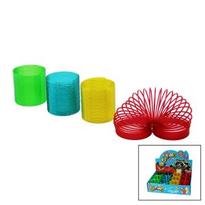 REALTOYS SURPRISE SPRING NO-8888 ÖZS-8345 ( BASKISIZ ) ( STRES YAYI ) EĞLENCELİ ( 37 HALKA ) RENKLİ PLASTİK*12X28