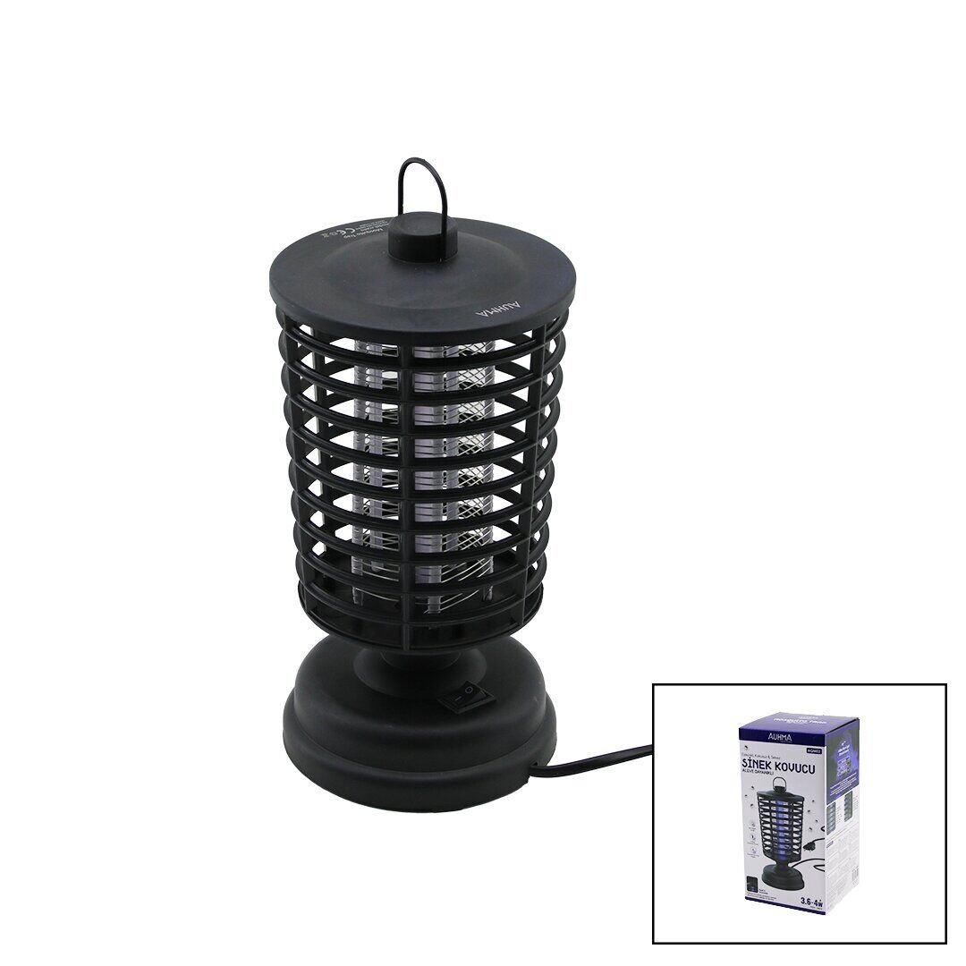 AUHMA MOSQUITO TRAP AQM-02 SİNEK ÖLDÜRÜCÜ CIZ MAKİNE (FENER MODELİ) (MASA ÜSTÜ & ASKI HALKALI) (3.6-4W) (12X21.5CM)*36