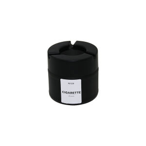QLUX C-00567 ( 300CC ) ( SİYAH CAM ) KÜLLÜK ( SİYAH PLASTİK KAPAK ) ( NO-08 CIGARETTE & KÜL TABLASI )*24=K